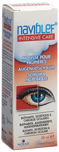 Naviblef, Naviblef Intensive Care Augenlidschaum 50ml | Augentropfen