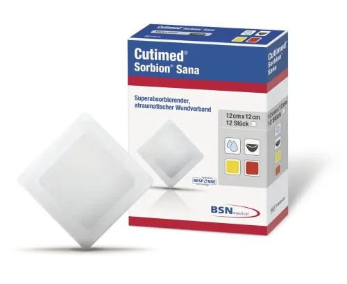 Cutimed, Cutimed Sorbion Sana 12x12cm 10 Stk