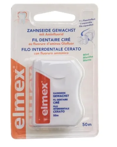 Elmex Zahnseide Mint gewachst (50m)