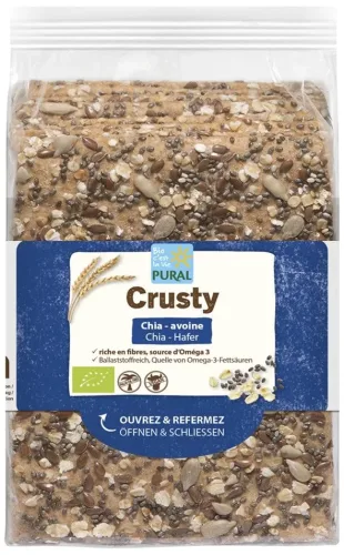 PURAL Crusty Weizen Chia (200g)