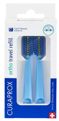 Curaprox CS 5460 Travel Set refill, blau (1 Stk)