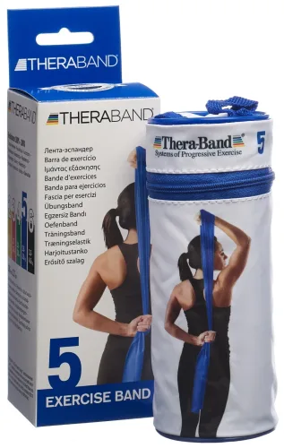 Theraband, blau, extra stark, 2.5mx12.7cm (1 Stk)