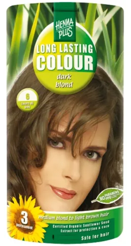 HENNA PLUS Long Lasting Colour 6 Dunkelblond (1 Stk)