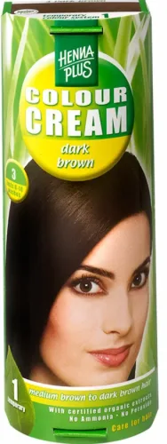 Henna Plus, HENNA PLUS Colour Cream 3 dunkelbraun 60 ml