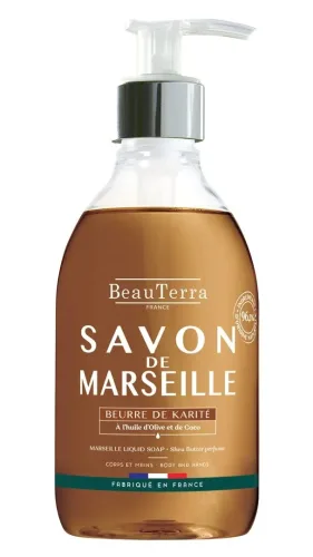 BeauTerra Flüssigseife Marseille Sheabutter (300ml)