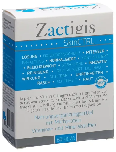 Zactigis SkinCTRL Milchprotein-Kapseln (60 Stk)