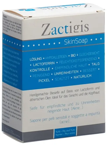 Zactigis SkinSoap Handgemachte Bio-Seife (50g)