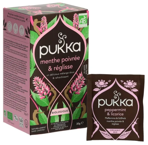 Pukka, pukka Pfefferminz und Lakritze