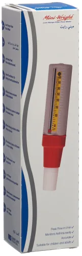 Peak-Flow-Meter Mini-Wright, Low für Kinder, 30-400 l/min (1 Stk)