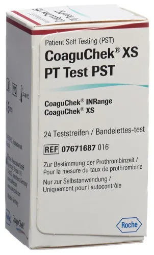 CoaguChek XS PT Test PST (2x24 Stk)