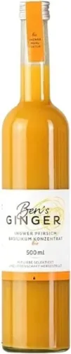 Ben's GINGER Ingwer-Pfirsichkonzentrat Bio (500ml)