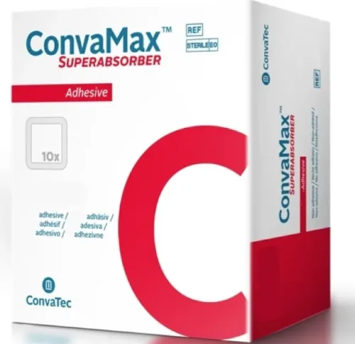 ConvaMax Superabsorber, 7.5x7.5cm, adhäsiv (10 Stk)