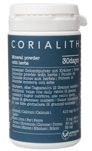 CORIALITH Schweizer Dolomitpulver & Kräuter (250g)