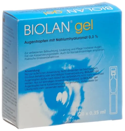 Biolan, Biolan Gel 20x0.35ml  | Augentropfen
