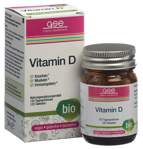 GSE Vitamin D Compact Tabletten Bio (120 Stk)