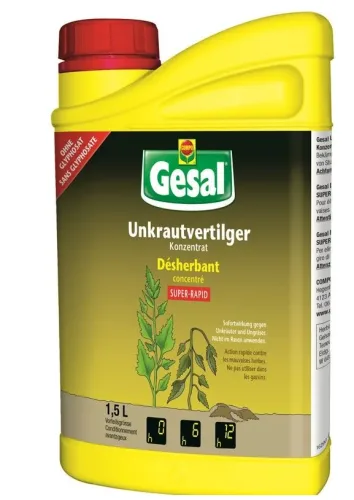 Gesal, Gesal Unkrautvertilger Super-Rapid Konzentrat | 1.5 l