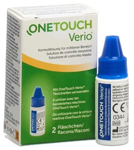 ONE TOUCH Verio Kontrolllösung (2x3.8ml)