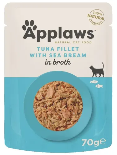 Applaws Nassfutter mit Thunfisch und Dorade (70g)