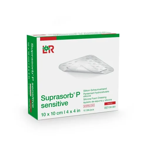 Suprasorb, Suprasorb P sensitive border 10x10cm