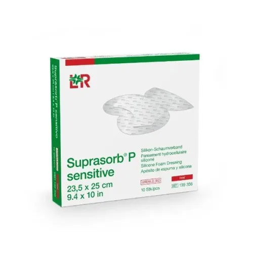 Suprasorb, Suprasorb P sensitive border Heel 23.5x25cm 10 Stk