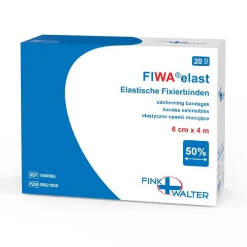 FIWA, Fiwa elast Fixierbinden 6cmx4m Rolle 20 Stk