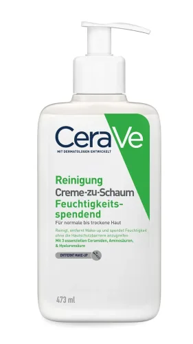 CeraVe - Creme-zu-Schaum Reinigung, Creme-zu-Schaum Reinigung Disp, 473 ml