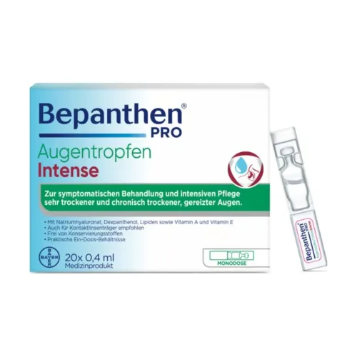 Bepanthen Pro Augentropfen Intense Monodosen (20x0.4ml)