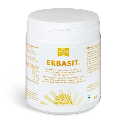 biosana ERBASIT konzentriertes Basenpräparat Pulver (700g)