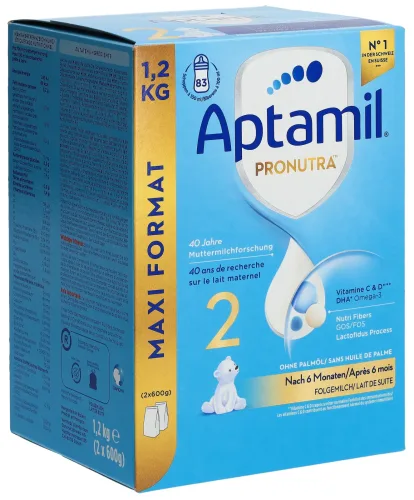 Aptamil, Aptamil Folgemilch 2 Pronutra nach dem 6. Monat