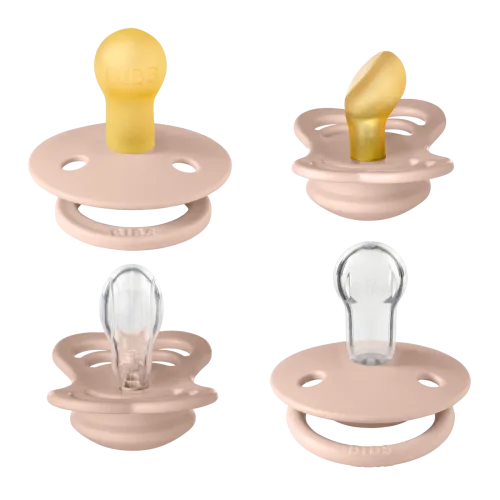 BIBS, 4-er Pack Try-It Collection Schnuller Latex, 0-6M