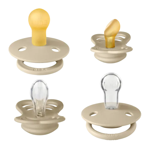 BIBS, 4-er Pack Try-It Collection Schnuller Latex, 0-6M