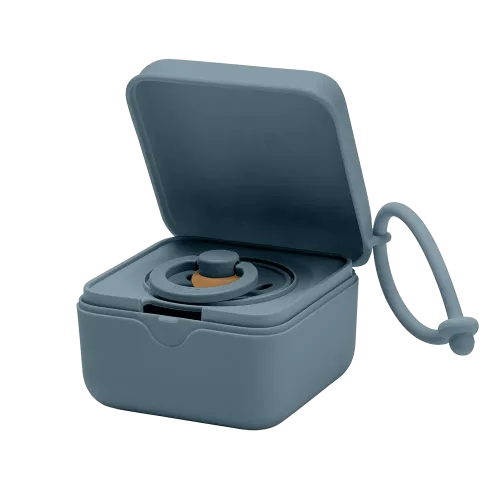 BIBS, BIBS - Schnuller, Schnullerbox One Size, Blau
