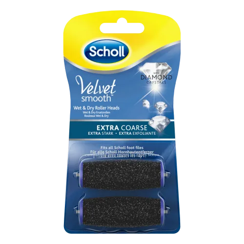 Scholl Velvet Smooth Ersatzrollen, Extra Stark (2 Stk)