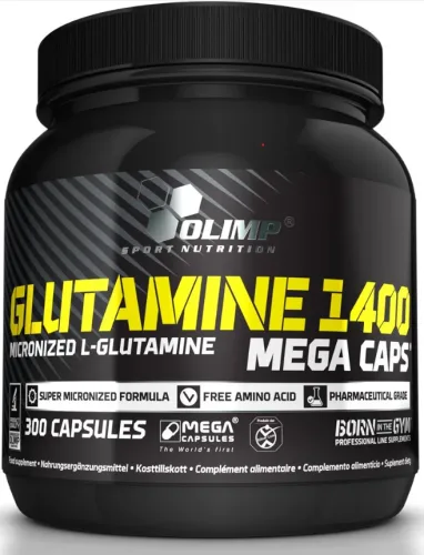 Olimp, Olimp L-Glutamine 1400 Mega Caps, 300 Kapseln
