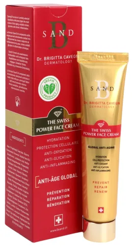 B SAND The Swiss Power Facecream Anti-Aging (40g)