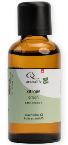 Aromalife Zitrone Bio ätherisches Öl (50ml)