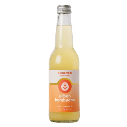 Urban Kombucha Grüntee & Ingwer (330ml)