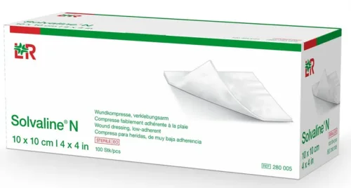 Solvaline N Wundkompresse, 10x10cm (100 Stk)