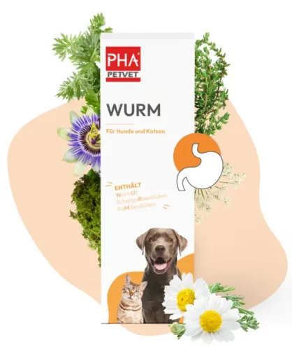PHA Wurm-Tropfen für Hunde und Katzen (50ml)