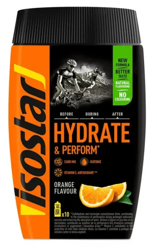 isostar, ISOSTAR HYDRATE & PERFORM Plv Orange Ds 400 g