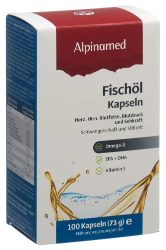 ALPINAMED, ALPINAMED Fisch&ouml;l Kaps 100 Stk