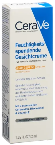CeraVe, CeraVe - Gesichtscreme Tag LSF 50, 52 ml