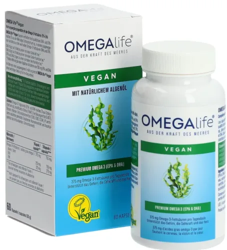 OMEGA-LIFE Algenöl Kapseln (120 Stk)