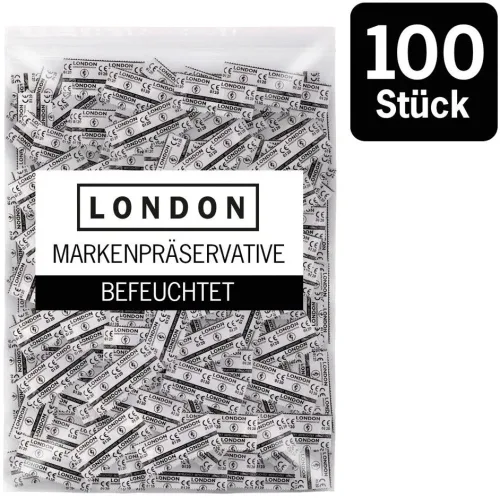 London, London - Q600 Feucht, 100 Stück, Transparent