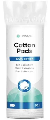 Livsane Wattepads (70 Stk)