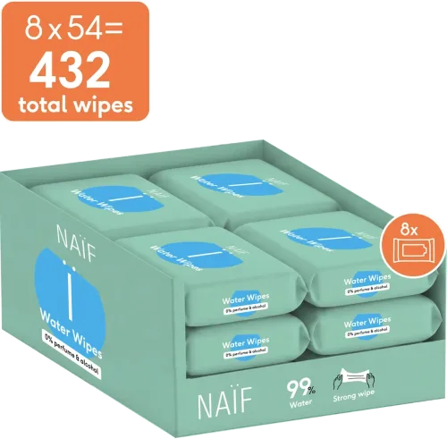 Naïf Kunststofffreie Baby-Feuchttücher (432 Stk)