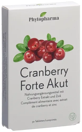 Phytopharma Cranberry Forte Akut Tabletten (30 Stk)