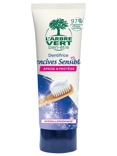L'ARBRE VERT Zahnpasta für empfindliches Zahnfleisch (75ml)