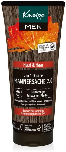 Kneipp, Kneipp - 2 in 1 Dusche Männersache – Blutorange & Schwarzer Pfeffer, 200 ml