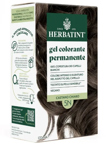 HERBATINT Haarfärbegel 5N helles Kastanienbraun (170ml)